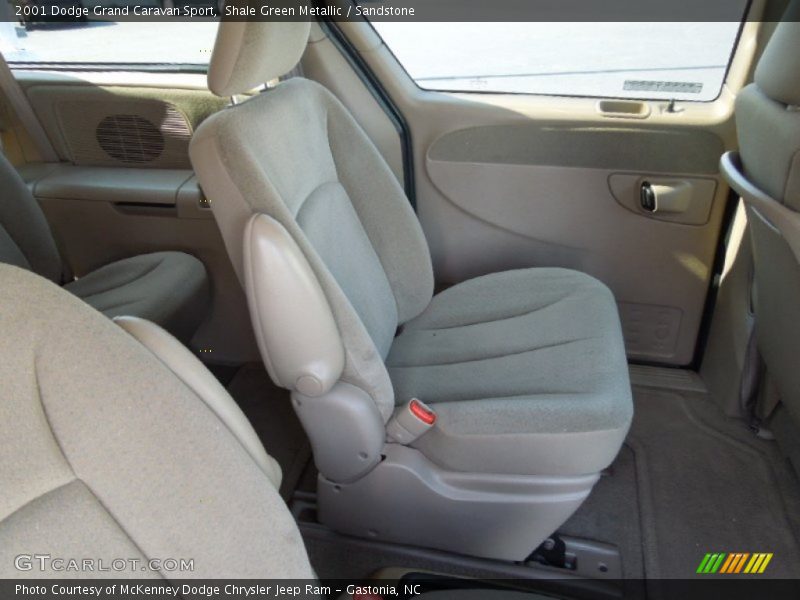 Shale Green Metallic / Sandstone 2001 Dodge Grand Caravan Sport