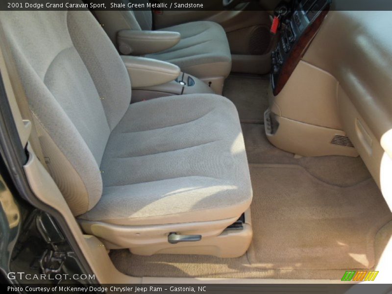 Shale Green Metallic / Sandstone 2001 Dodge Grand Caravan Sport