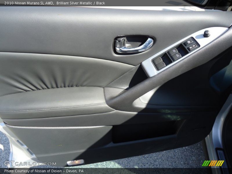 Brilliant Silver Metallic / Black 2010 Nissan Murano SL AWD