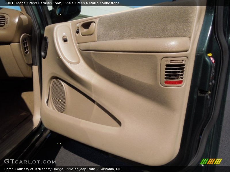 Shale Green Metallic / Sandstone 2001 Dodge Grand Caravan Sport