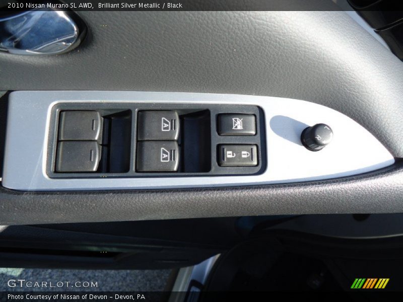 Brilliant Silver Metallic / Black 2010 Nissan Murano SL AWD