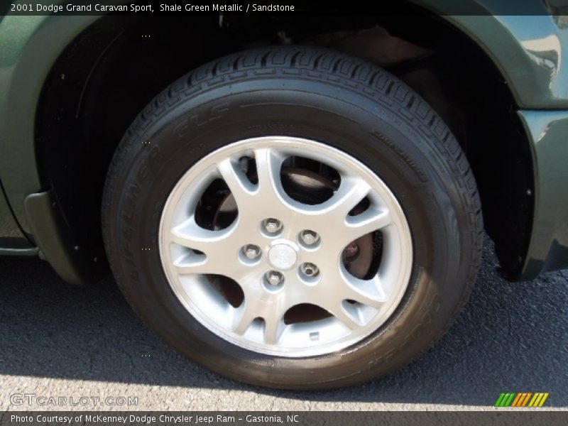Shale Green Metallic / Sandstone 2001 Dodge Grand Caravan Sport