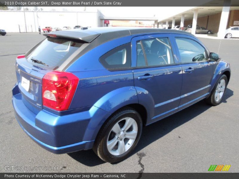 Deep Water Blue Pearl / Dark Slate Gray 2010 Dodge Caliber SXT