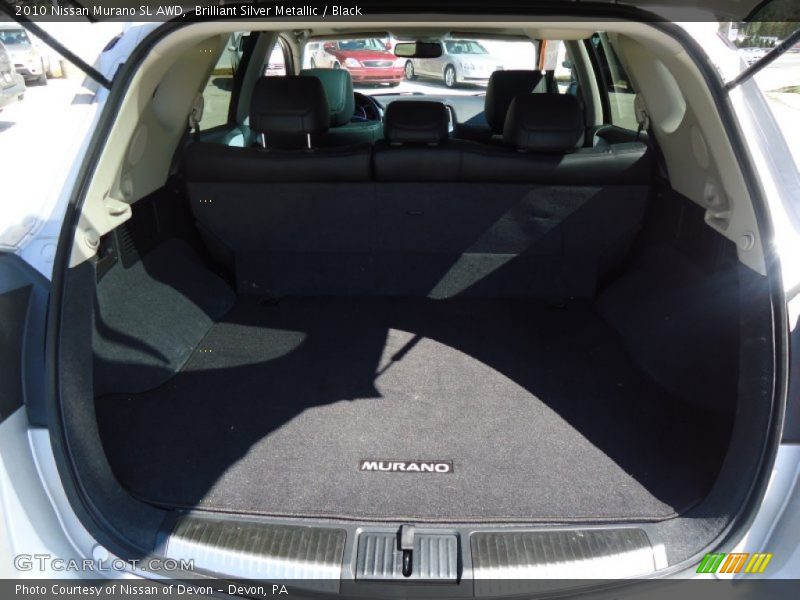 Brilliant Silver Metallic / Black 2010 Nissan Murano SL AWD
