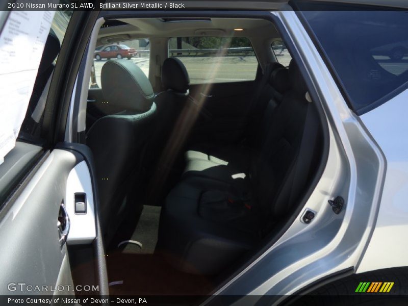 Brilliant Silver Metallic / Black 2010 Nissan Murano SL AWD