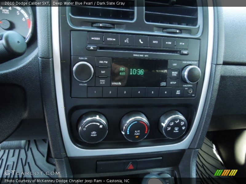 Deep Water Blue Pearl / Dark Slate Gray 2010 Dodge Caliber SXT