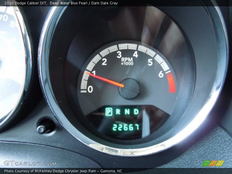 Deep Water Blue Pearl / Dark Slate Gray 2010 Dodge Caliber SXT
