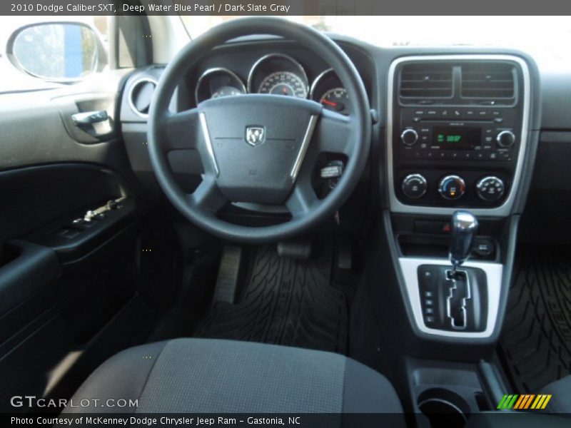 Deep Water Blue Pearl / Dark Slate Gray 2010 Dodge Caliber SXT