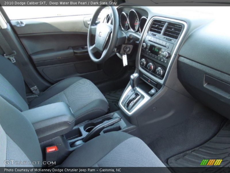 Deep Water Blue Pearl / Dark Slate Gray 2010 Dodge Caliber SXT