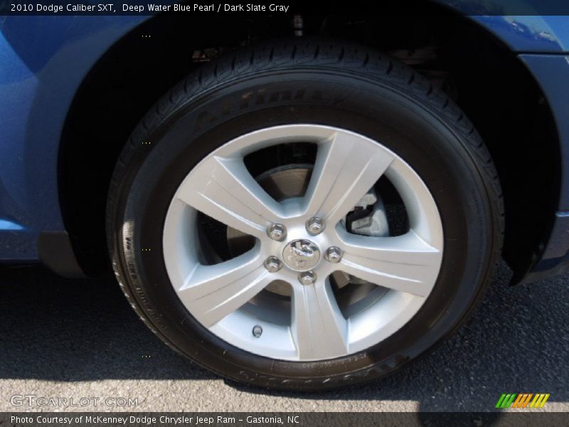 Deep Water Blue Pearl / Dark Slate Gray 2010 Dodge Caliber SXT