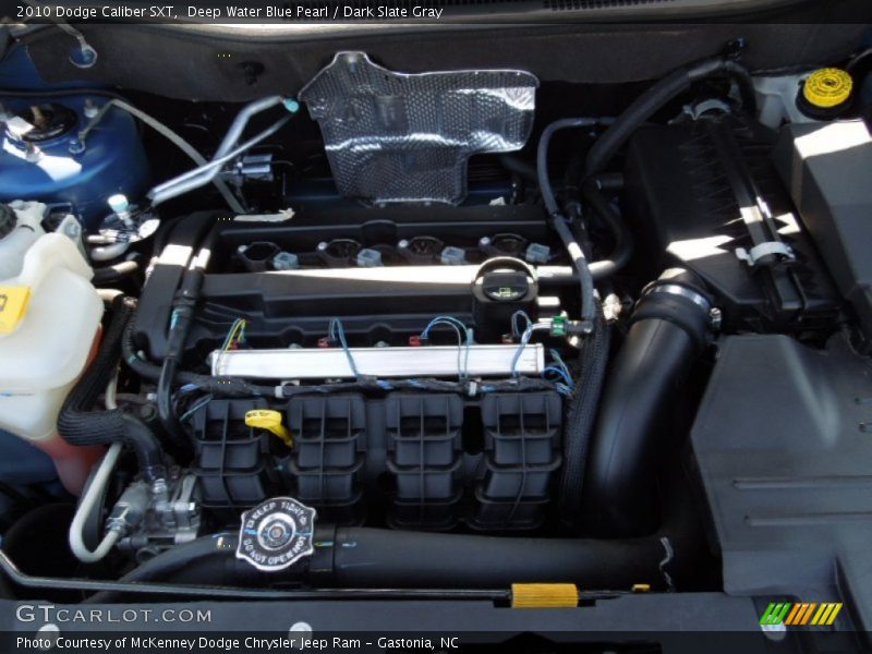 Deep Water Blue Pearl / Dark Slate Gray 2010 Dodge Caliber SXT