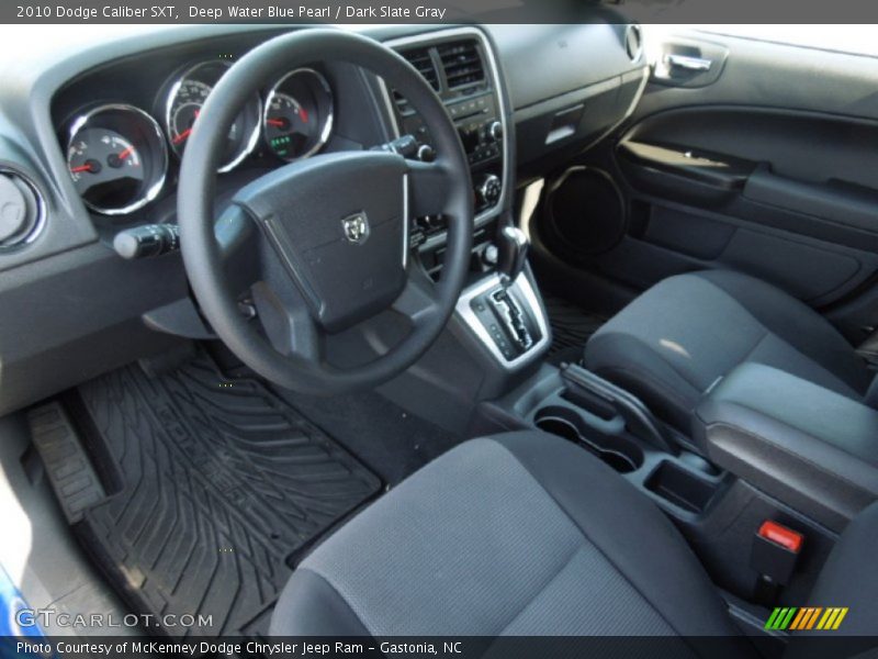 Deep Water Blue Pearl / Dark Slate Gray 2010 Dodge Caliber SXT