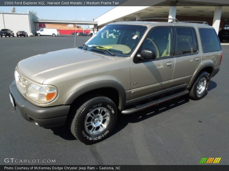 Harvest Gold Metallic / Medium Prairie Tan 2000 Ford Explorer XLS