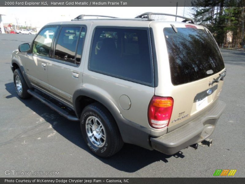 Harvest Gold Metallic / Medium Prairie Tan 2000 Ford Explorer XLS