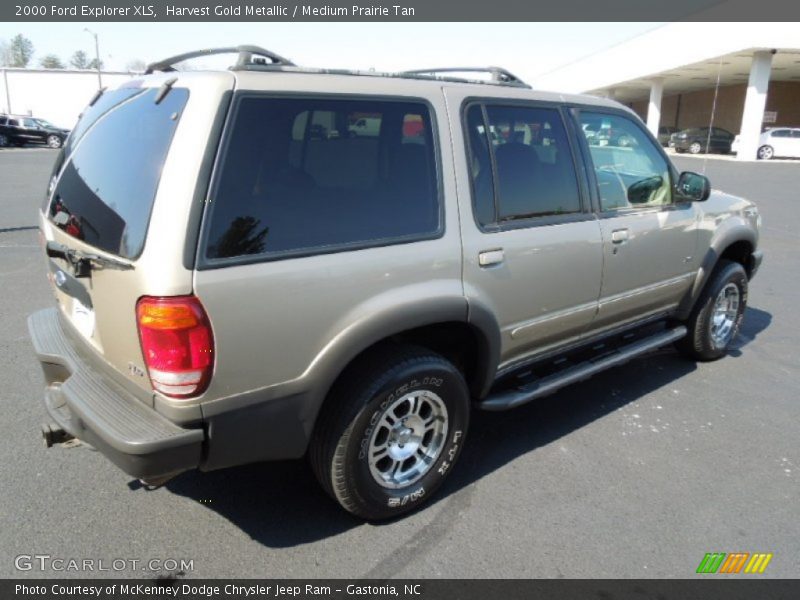 Harvest Gold Metallic / Medium Prairie Tan 2000 Ford Explorer XLS