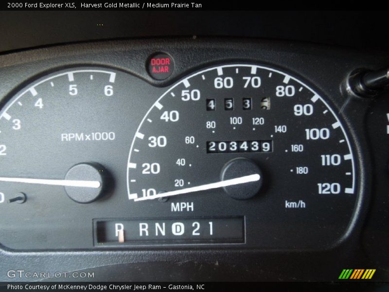 Harvest Gold Metallic / Medium Prairie Tan 2000 Ford Explorer XLS