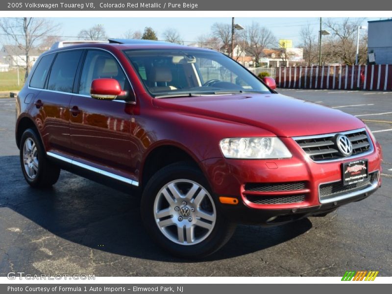 Colorado Red Metallic / Pure Beige 2005 Volkswagen Touareg V8