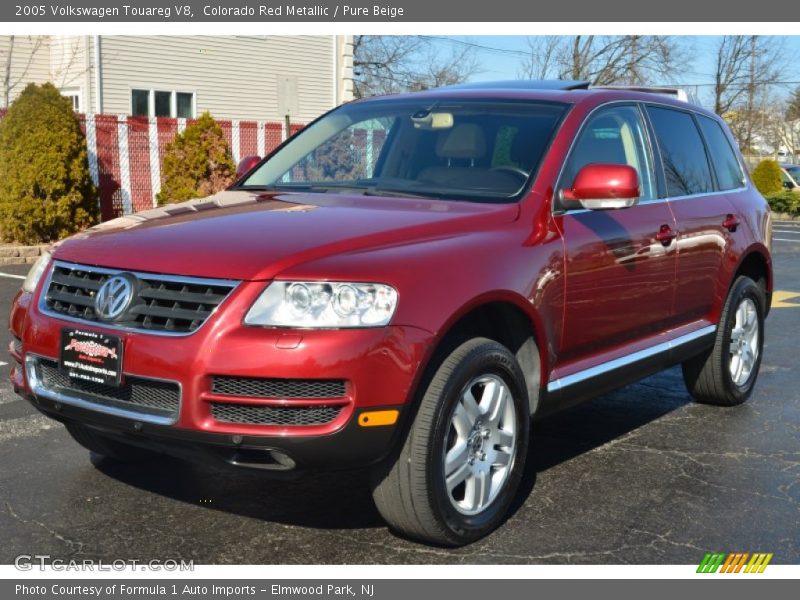 Colorado Red Metallic / Pure Beige 2005 Volkswagen Touareg V8