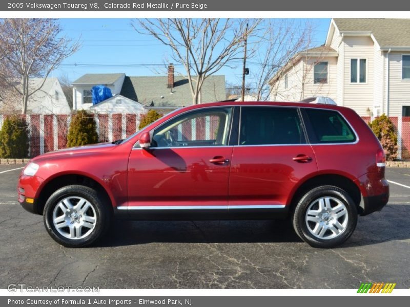 Colorado Red Metallic / Pure Beige 2005 Volkswagen Touareg V8