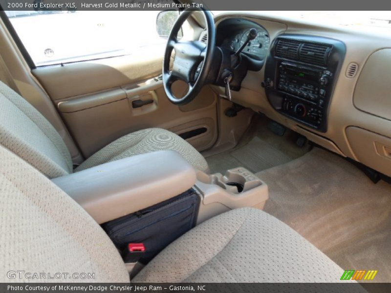 Harvest Gold Metallic / Medium Prairie Tan 2000 Ford Explorer XLS