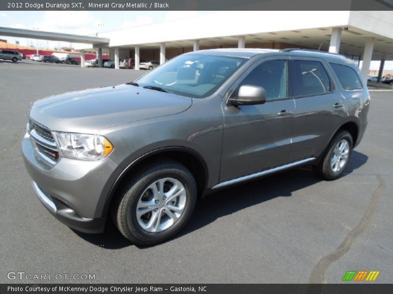 Mineral Gray Metallic / Black 2012 Dodge Durango SXT