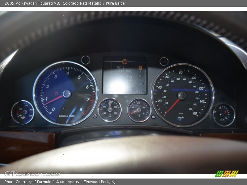 Colorado Red Metallic / Pure Beige 2005 Volkswagen Touareg V8