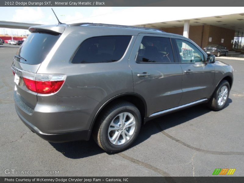 Mineral Gray Metallic / Black 2012 Dodge Durango SXT
