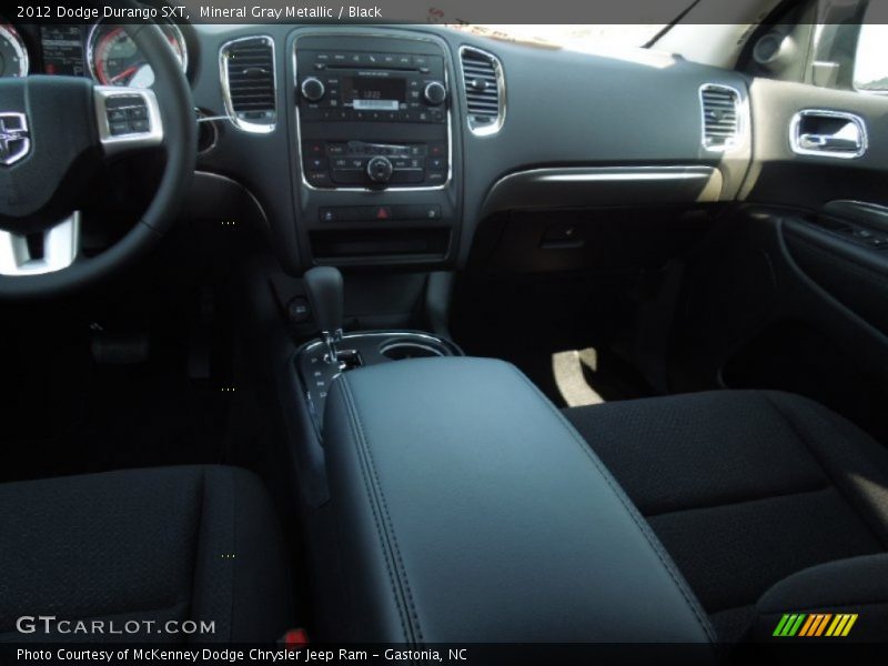 Mineral Gray Metallic / Black 2012 Dodge Durango SXT