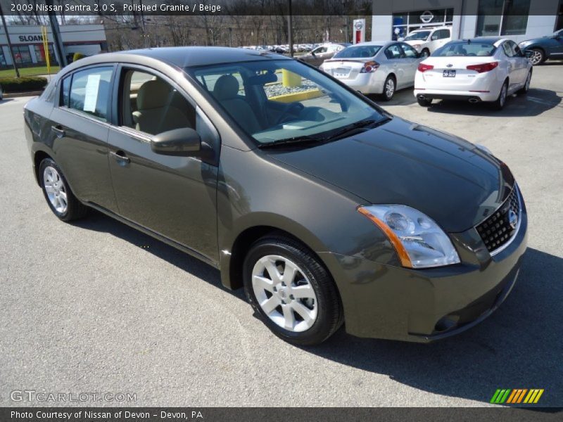 Polished Granite / Beige 2009 Nissan Sentra 2.0 S