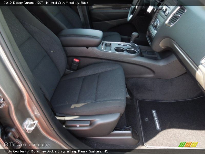 Mineral Gray Metallic / Black 2012 Dodge Durango SXT
