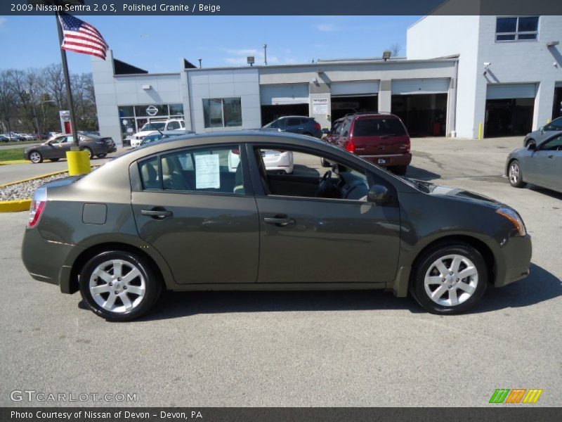 Polished Granite / Beige 2009 Nissan Sentra 2.0 S