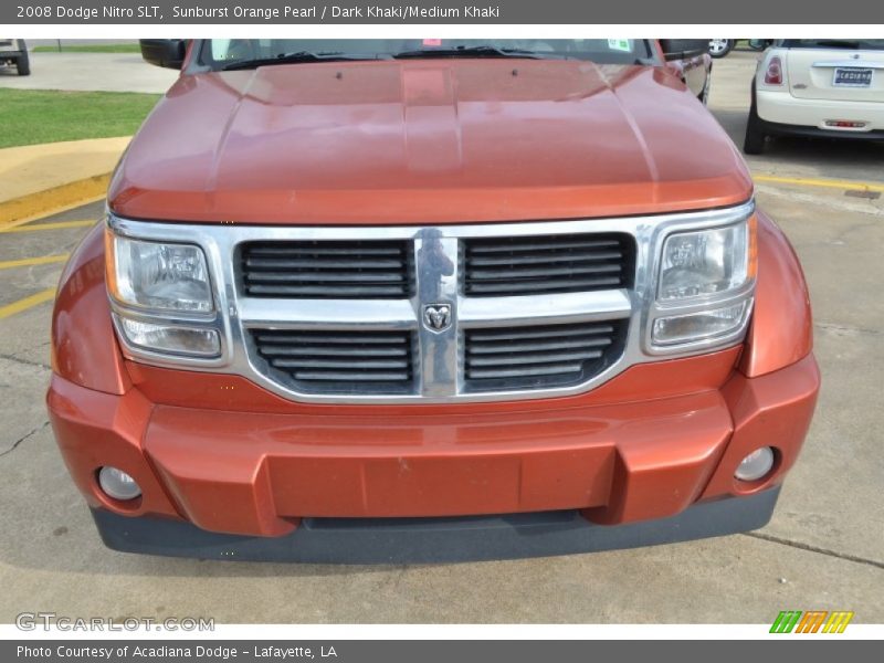Sunburst Orange Pearl / Dark Khaki/Medium Khaki 2008 Dodge Nitro SLT