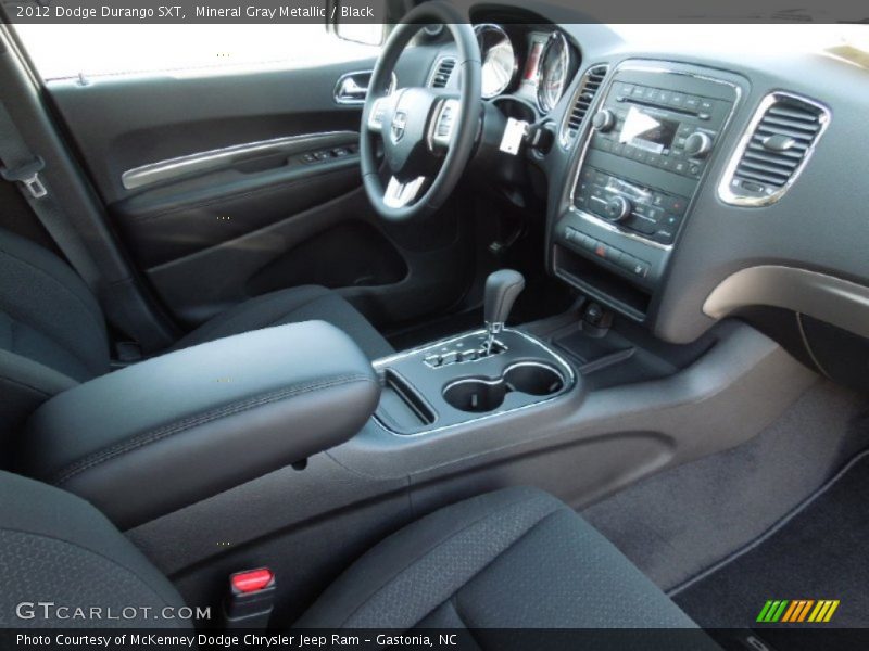 Mineral Gray Metallic / Black 2012 Dodge Durango SXT