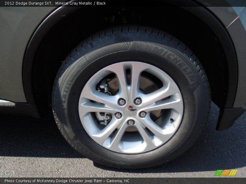 Mineral Gray Metallic / Black 2012 Dodge Durango SXT
