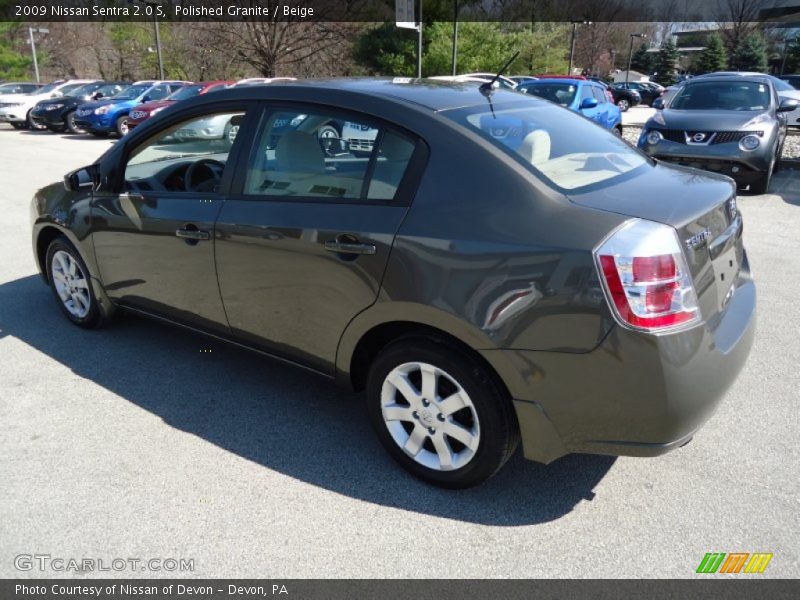 Polished Granite / Beige 2009 Nissan Sentra 2.0 S