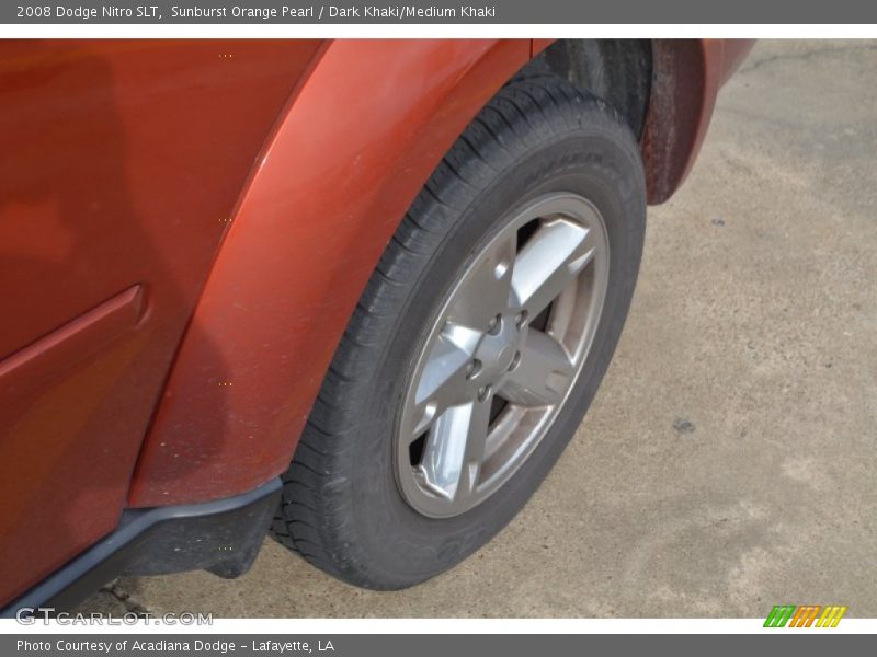 Sunburst Orange Pearl / Dark Khaki/Medium Khaki 2008 Dodge Nitro SLT