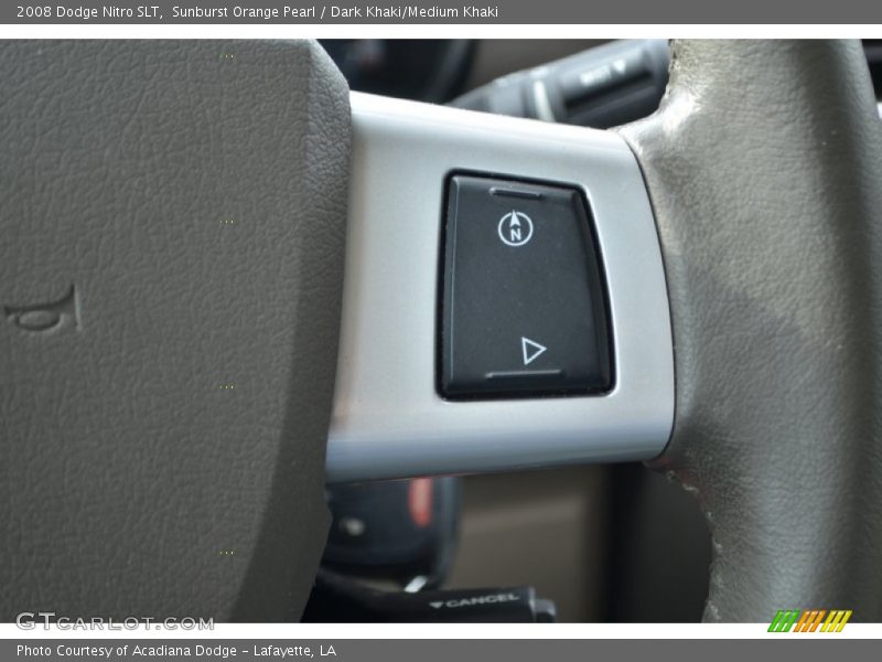 Sunburst Orange Pearl / Dark Khaki/Medium Khaki 2008 Dodge Nitro SLT