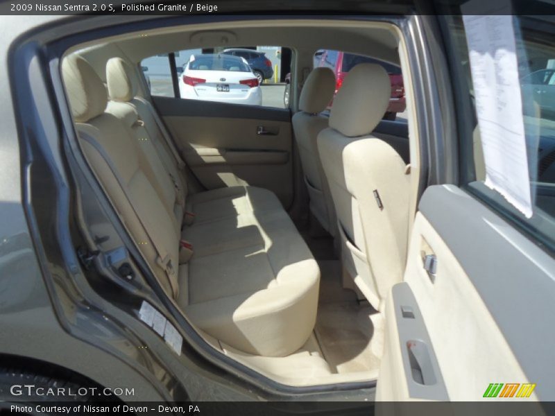 Polished Granite / Beige 2009 Nissan Sentra 2.0 S