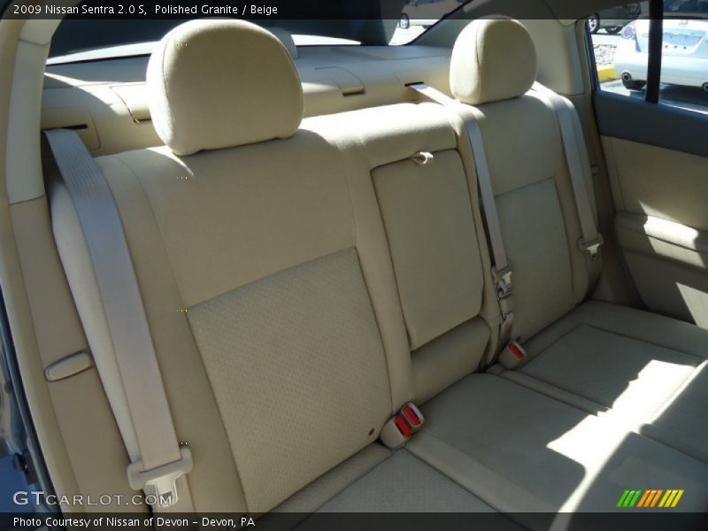 Polished Granite / Beige 2009 Nissan Sentra 2.0 S