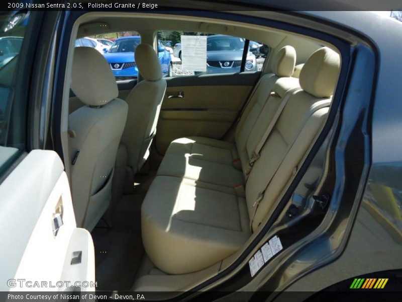 Polished Granite / Beige 2009 Nissan Sentra 2.0 S