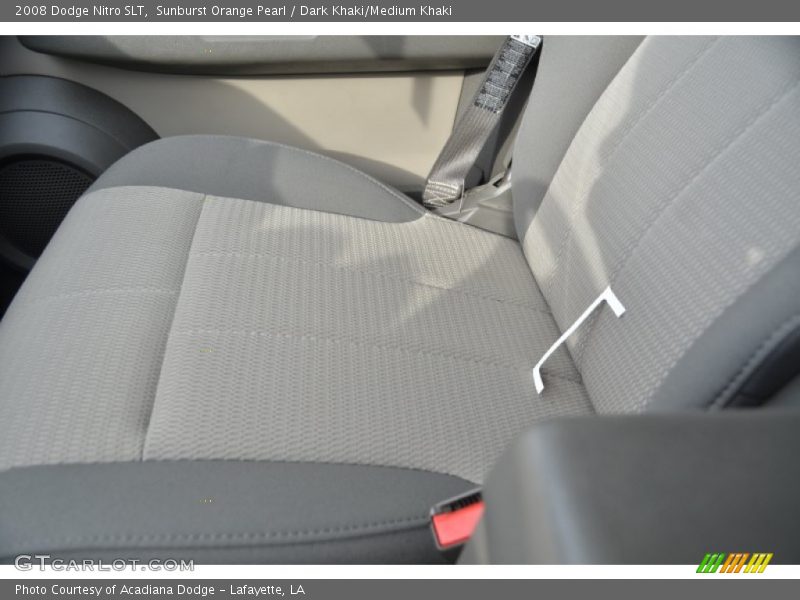 Sunburst Orange Pearl / Dark Khaki/Medium Khaki 2008 Dodge Nitro SLT
