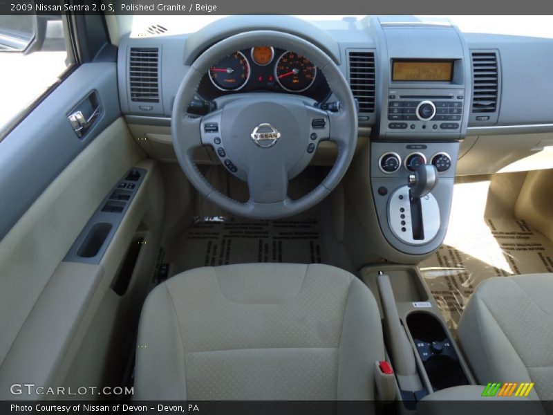 Polished Granite / Beige 2009 Nissan Sentra 2.0 S