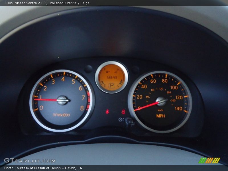 Polished Granite / Beige 2009 Nissan Sentra 2.0 S