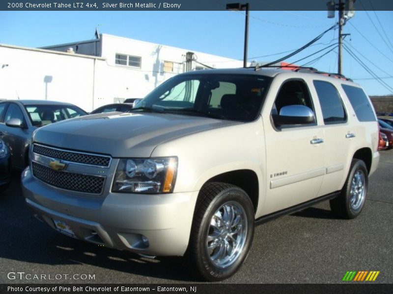 Silver Birch Metallic / Ebony 2008 Chevrolet Tahoe LTZ 4x4