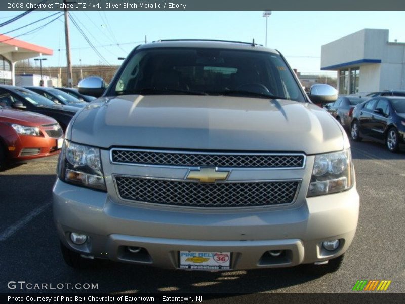Silver Birch Metallic / Ebony 2008 Chevrolet Tahoe LTZ 4x4