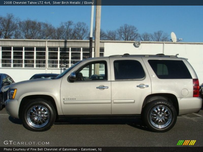 Silver Birch Metallic / Ebony 2008 Chevrolet Tahoe LTZ 4x4