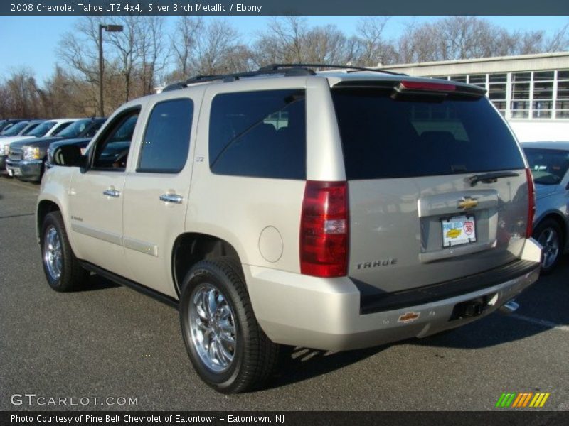 Silver Birch Metallic / Ebony 2008 Chevrolet Tahoe LTZ 4x4