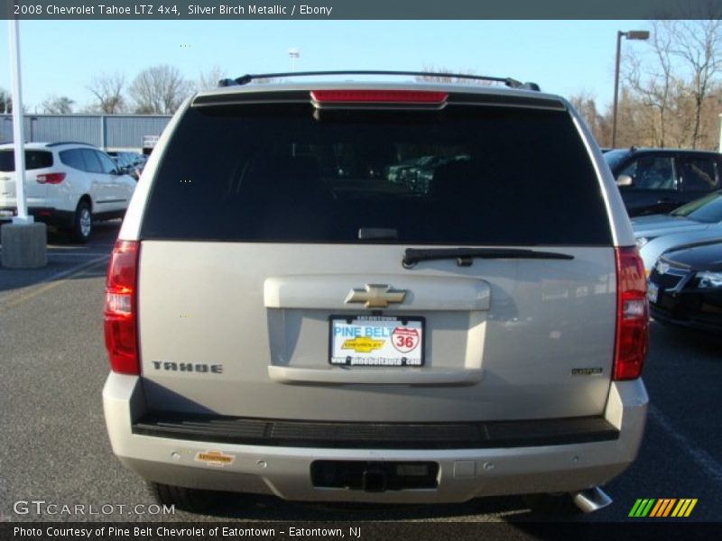 Silver Birch Metallic / Ebony 2008 Chevrolet Tahoe LTZ 4x4
