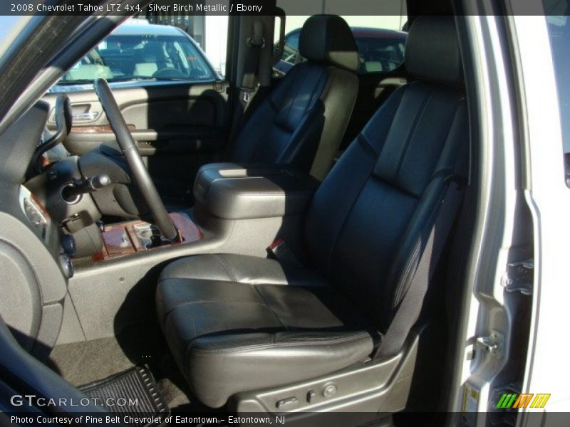 Silver Birch Metallic / Ebony 2008 Chevrolet Tahoe LTZ 4x4