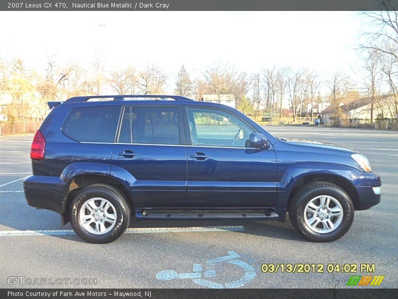 Nautical Blue Metallic / Dark Gray 2007 Lexus GX 470